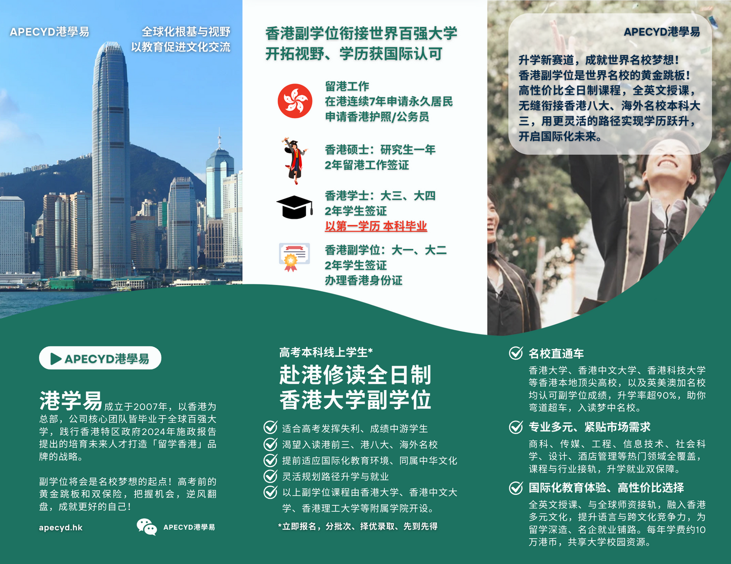 香港大学副学位「世界名校的黄金跳板」